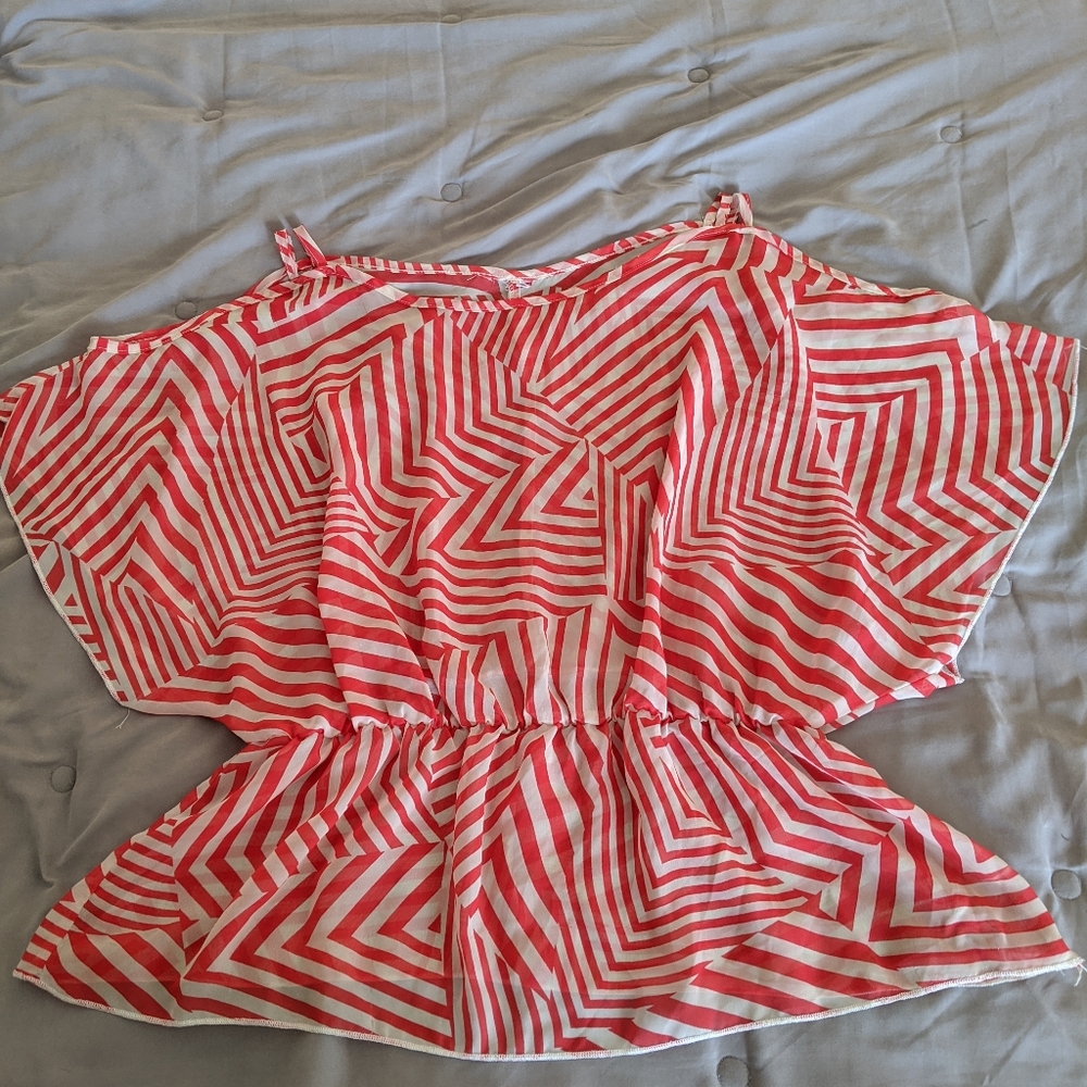Cold shoulder blouse
